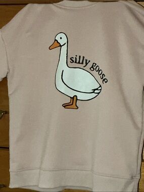 Youth 'Silly Goose' Pink Sweatshirt